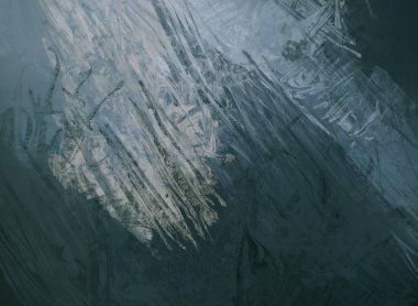 2D çizim. Sanatsal arkaplan resmi. Tablo üzerinde soyut resim. Çağdaş sanat. El yapımı sanat. Renkli doku. Modern sanat eserleri. Fırça darbeleri. Yüzeyde yağlı boya izleri.