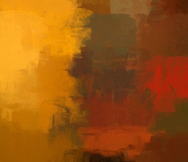 2D çizim. Sanatsal arkaplan resmi. Tablo üzerinde soyut resim. Çağdaş sanat. El yapımı sanat. Renkli doku. Modern sanat eserleri. Fırça darbeleri. Yüzeyde yağlı boya izleri.
