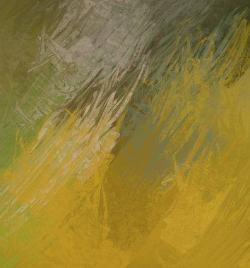 Sanatsal arka plan görüntüsü. Tuval üzerine soyut resim. Çağdaş sanat. El yapımı sanat. Renkli doku. Modern sanat eserleri. Yağlı boya darbeleri. Fırça darbeleri.
