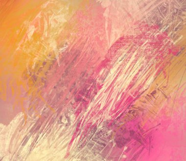 Metin için alan ile tuval arka plan üzerinde soyut boyama