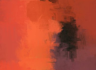 Sanatsal arka plan görüntüsü. Tuval üzerine soyut resim. Çağdaş sanat. El yapımı sanat. Renkli doku. Modern sanat eserleri. Yağlı boya darbeleri. Fırça darbeleri.