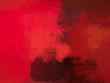 Sanatsal arka plan görüntüsü. Tuval üzerine soyut resim. Çağdaş sanat. El yapımı sanat. Renkli doku. Modern sanat eserleri. Yağlı boya darbeleri. Fırça darbeleri.