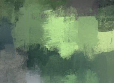 Sanatsal arka plan görüntüsü. Tuval üzerine soyut resim. Çağdaş sanat. El yapımı sanat. Renkli doku. Modern sanat eserleri. Yağlı boya darbeleri. Fırça darbeleri.