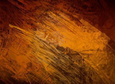 2d illüstrasyon. Sanatsal arka plan görüntüsü. Tuval üzerine soyut resim. Çağdaş sanat. El yapımı sanat. Renkli doku. Modern sanat eserleri. Yağlı boya darbeleri. Fırça darbeleri.