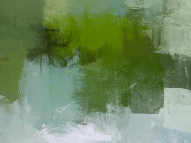 2d illüstrasyon. Sanatsal arka plan görüntüsü. Tuval üzerine soyut resim. Çağdaş sanat. El yapımı sanat. Renkli doku. Modern sanat eserleri. Yağlı boya darbeleri. Fırça darbeleri.