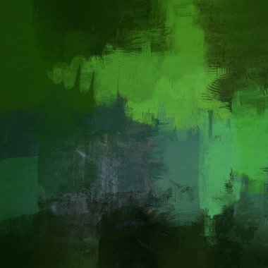 Sanatsal arka plan görüntüsü. Tuval üzerine soyut resim. Çağdaş sanat. El yapımı sanat. Renkli doku. Modern sanat eserleri. Yağlı boya darbeleri. Fırça darbeleri.