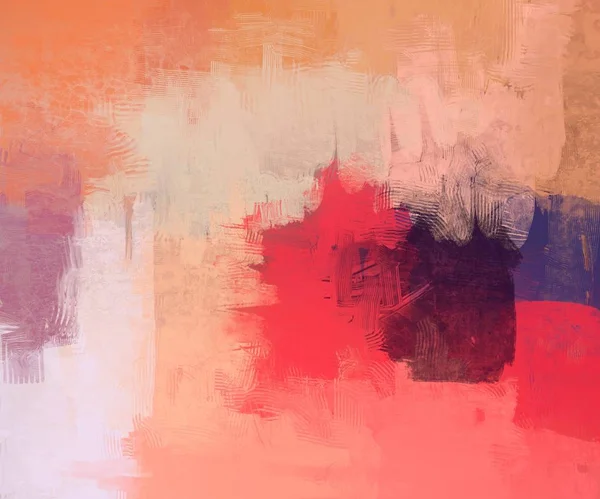 Sanatsal arka plan görüntüsü. Tuval üzerine soyut resim. Çağdaş sanat. El yapımı sanat. Renkli doku. Modern sanat eserleri. Yağlı boya darbeleri. Fırça darbeleri.