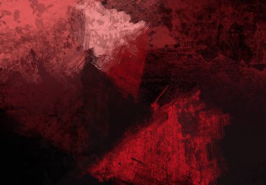 Tuval renkli doku üzerine soyut boyama