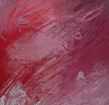 Tuval renkli doku üzerine soyut boyama