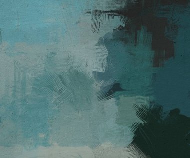 Tuval renkli doku üzerine soyut boyama