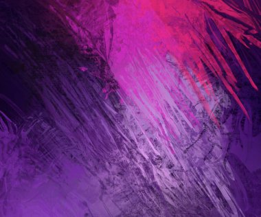 Sanatsal arka plan görüntüsü. Tuval üzerine soyut resim. Çağdaş sanat. El yapımı sanat. Renkli doku. Modern sanat eserleri. Yağlı boya darbeleri. Fırça darbeleri.