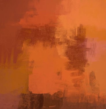 Tuval renkli doku üzerine soyut boyama