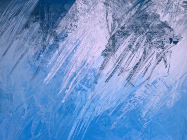 Tuval renkli doku üzerine soyut boyama