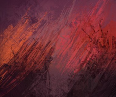 Sanatsal arka plan görüntüsü. Tuval üzerine soyut resim. Çağdaş sanat. El yapımı sanat. Renkli doku. Modern sanat eserleri. Yağlı boya darbeleri. Fırça darbeleri.