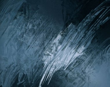 Sanatsal arka plan görüntüsü. Tuval üzerine soyut resim. Çağdaş sanat. El yapımı sanat. Renkli doku. Modern sanat eserleri. Yağlı boya darbeleri. Fırça darbeleri.