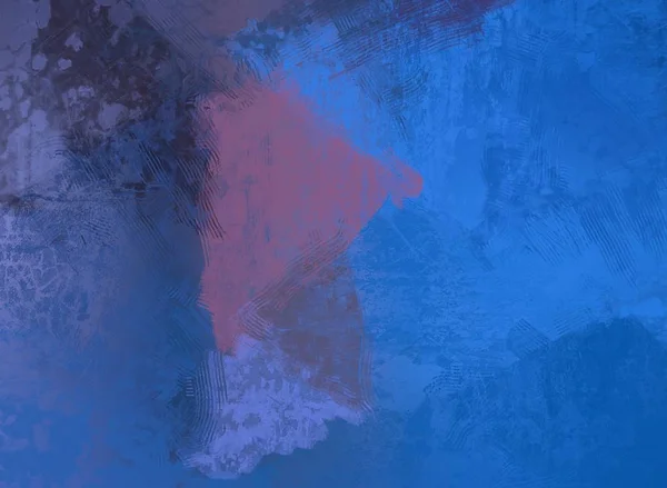메이드 다채로운 미술품 페인트의 스트로크 브러시 스트로크 캔버스에 이미지 — 스톡 사진