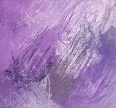 Tuval renkli doku üzerine soyut boyama