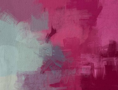 Tuval renkli doku üzerine soyut boyama