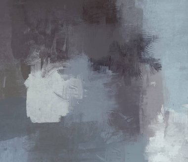 Sanatsal arka plan görüntüsü. Tuval üzerine soyut resim. Çağdaş sanat. El yapımı sanat. Renkli doku. Modern sanat eserleri. Yağlı boya darbeleri. Fırça darbeleri.