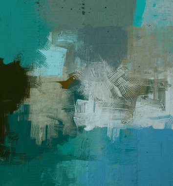 Metin için alan ile tuval arka plan üzerinde soyut boyama