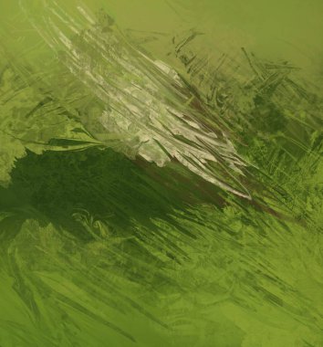 Tuval renkli doku üzerine soyut boyama