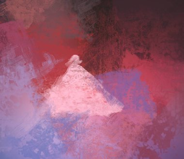 2d illüstrasyon. Sanatsal arka plan görüntüsü. Tuval üzerine soyut resim. Çağdaş sanat. El yapımı sanat. Renkli doku. Modern sanat eserleri. Fırça darbeleri. Yüzey duvarında yağ boyası darbeleri.