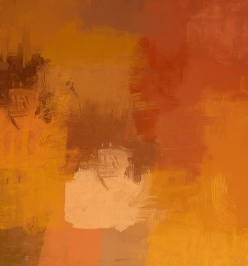 Tuval renkli doku üzerine soyut boyama