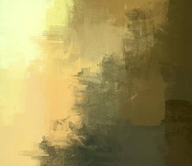 Tuval renkli doku üzerine soyut boyama