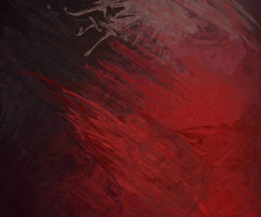 Tuval renkli doku üzerine soyut boyama