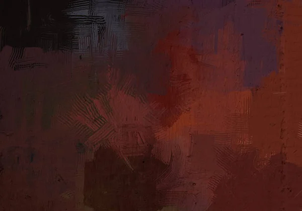 Lukisan Abstrak Pada Tekstur Kanvas Penuh Warna — Stok Foto