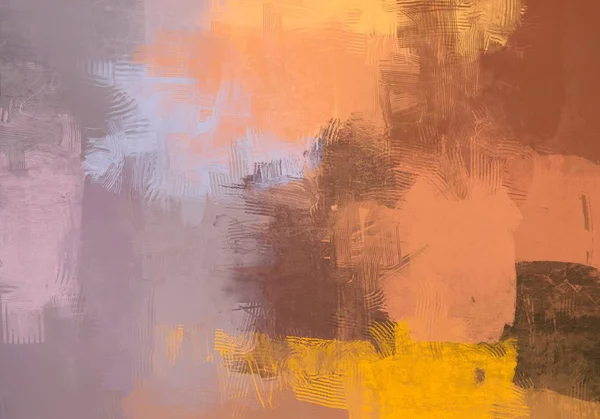 Abstrakti Maalaus Kankaalle Värikäs Rakenne — kuvapankkivalokuva