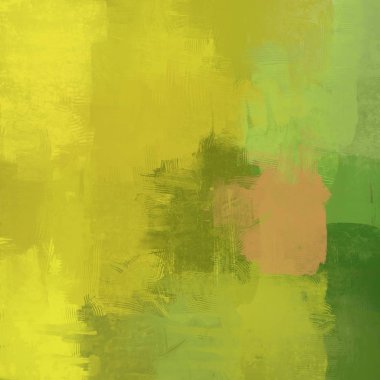 2D çizim. Sanatsal arkaplan resmi. Tablo üzerinde soyut resim. Çağdaş sanat. El yapımı sanat. Renkli doku. Modern sanat eserleri. Fırça darbeleri. Yüzeyde yağlı boya izleri.