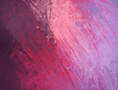 Sanatsal arka plan görüntüsü. Tuval üzerine soyut resim. Çağdaş sanat. El yapımı sanat. Renkli doku. Modern sanat eserleri. Yağlı boya darbeleri. Fırça darbeleri.