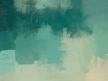 Sanatsal arka plan görüntüsü. Tuval üzerine soyut resim. Çağdaş sanat. El yapımı sanat. Renkli doku. Modern sanat eserleri. Yağlı boya darbeleri. Fırça darbeleri.