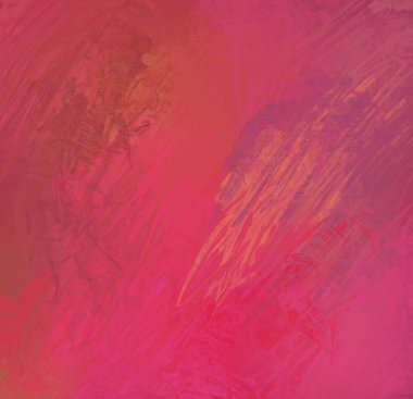 Sanatsal arka plan görüntüsü. Tuval üzerine soyut resim. Çağdaş sanat. El yapımı sanat. Renkli doku. Modern sanat eserleri. Yağlı boya darbeleri. Fırça darbeleri.