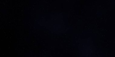 Boş bir alanda galaksi