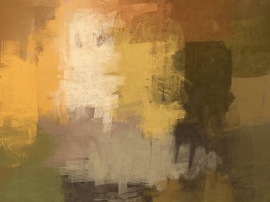 Tuval renkli doku üzerine soyut boyama