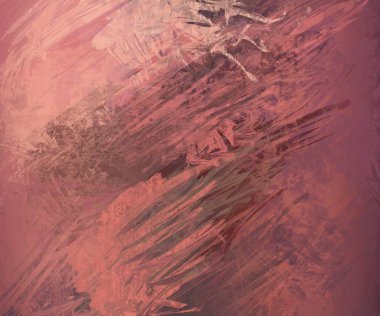 Tuval renkli doku üzerine soyut boyama