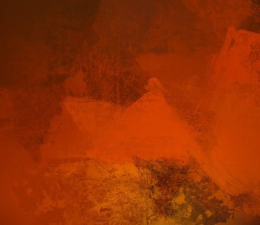 Sanatsal arka plan görüntüsü. Tuval üzerine soyut resim. Çağdaş sanat. El yapımı sanat. Renkli doku. Modern sanat eserleri. Yağlı boya darbeleri. Fırça darbeleri.