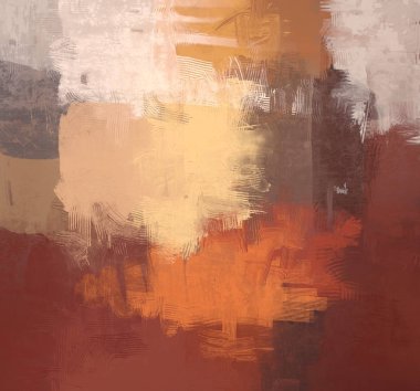 Tuval renkli doku üzerine soyut boyama