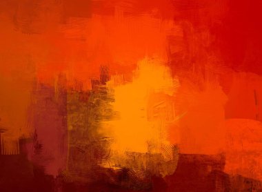 Sanatsal arka plan görüntüsü. Tuval üzerine soyut resim. Çağdaş sanat. El yapımı sanat. Renkli doku. Modern sanat eserleri. Yağlı boya darbeleri. Fırça darbeleri.