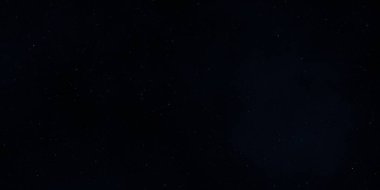 Boş bir alanda galaksi