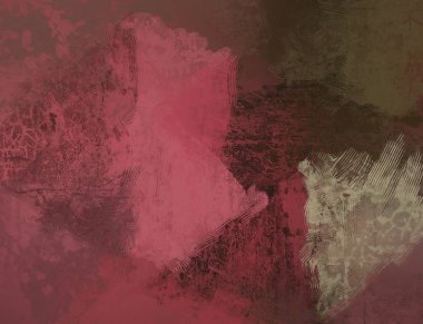 Sanatsal arka plan görüntüsü. Tuval üzerine soyut resim. Çağdaş sanat. El yapımı sanat. Renkli doku. Modern sanat eserleri. Yağlı boya darbeleri. Fırça darbeleri.