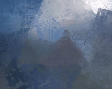 Tuval renkli doku üzerine soyut boyama