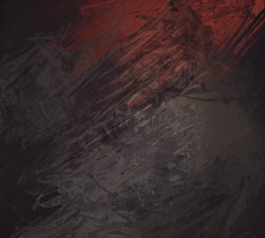 Tuval renkli doku üzerine soyut boyama