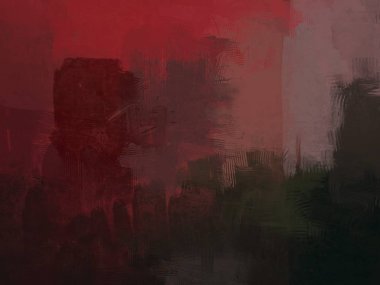 2D çizim. Sanatsal arkaplan resmi. Tablo üzerinde soyut resim. Çağdaş sanat. El yapımı sanat. Renkli doku. Modern sanat eserleri. Fırça darbeleri. Yüzeyde yağlı boya izleri.