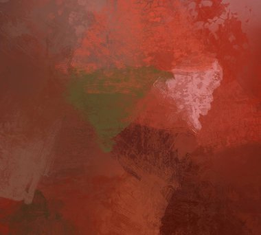 Sanatsal arka plan görüntüsü. Tuval üzerine soyut resim. Çağdaş sanat. El yapımı sanat. Renkli doku. Modern sanat eserleri. Yağlı boya darbeleri. Fırça darbeleri.