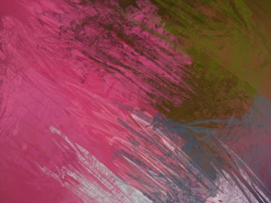 2d illüstrasyon. Sanatsal arka plan görüntüsü. Tuval üzerine soyut resim. Çağdaş sanat. El yapımı sanat. Renkli doku. Modern sanat eserleri. Yağlı boya darbeleri. Fırça darbeleri.