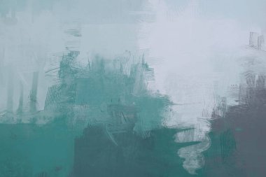 2D çizim. Sanatsal arkaplan resmi. Tablo üzerinde soyut resim. Çağdaş sanat. El yapımı sanat. Renkli doku. Modern sanat eserleri. Fırça darbeleri. Yüzeyde yağlı boya izleri.