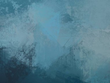 Sanatsal arka plan görüntüsü. Tuval üzerine soyut resim. Çağdaş sanat. El yapımı sanat. Renkli doku. Modern sanat eserleri. Yağlı boya darbeleri. Fırça darbeleri.